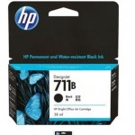 HP711 3WX00A 검정 정품잉크
