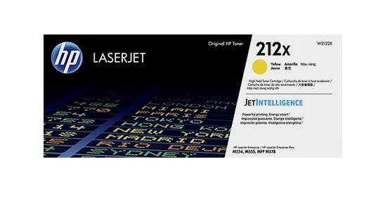 HP W2122X 212X노랑 대용량 정품토너
