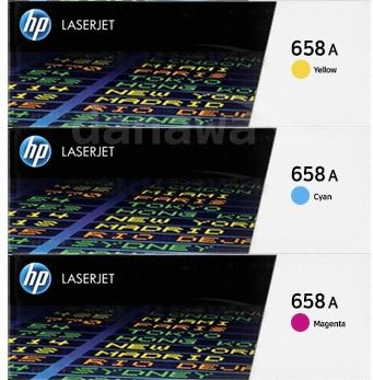 HP W2001A 658A 파랑 정품토너HP W2002A 658A 노랑 정품토너HP W2003A 658A 빨강 정품토너