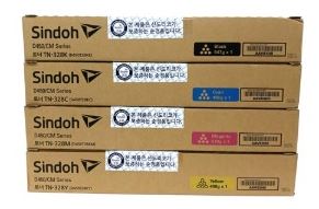 신도리코 D450T28KC TN-328C 파랑 정품토너신도리코 D450T28KM TN-328M 빨강 정품토너신도리코 D450T28KY TN-328Y 노랑 정품토너계약기전용 비매품도장 30% 차감순정품라벨 미부착 및 훼손시 매입불가