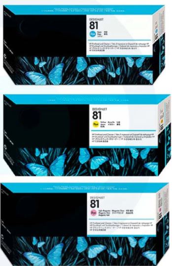 HP81 C4951A 파랑 정품헤드
HP81 C4952A 빨강 정품헤드
HP81 C4953A 노랑 정품헤드
