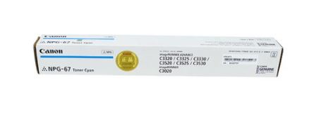 캐논 NPG-67C파랑 정품토너무칩토너 제품 50% 차감순정품스티커 미부착 20% 차감