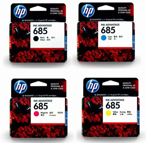 HP685 CZ122AA
파랑 정품잉크
HP685 CZ123AA
빨강 정품잉크
HP685 CZ124AA
노랑 정품잉크
유통기한 6개월미만 매입불가
