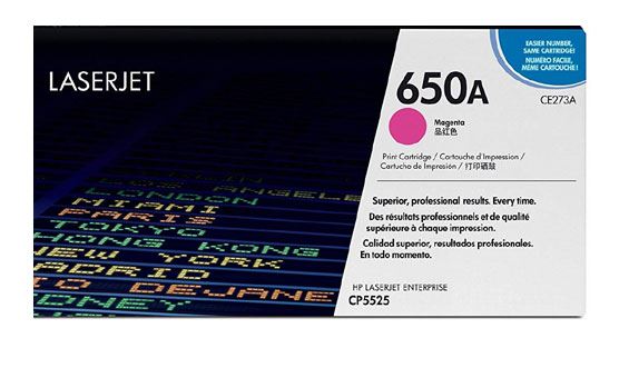 HP CE273A 650A빨강 정품토너AC 화이트팩 10% 차감