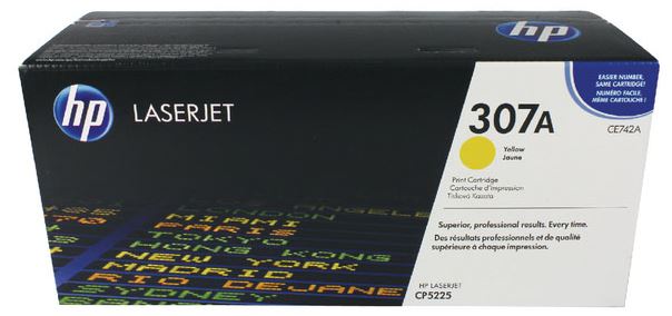 HP CE742A 307A노랑 정품토너