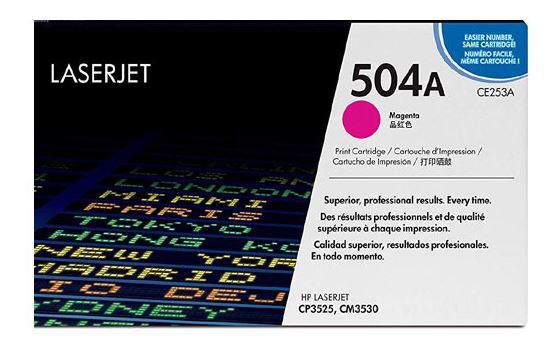 HP CE253A 504A빨강 정품토너AC 화이트팩 30% 차감