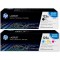 HP CB543A 125A빨강 정품토너