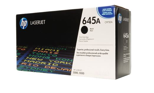 HP C9730A 645A 검정 정품토너 0AC 화이트팩 50%차감