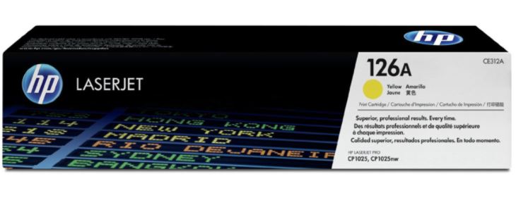 HP CE312A 126A노랑 정품토너