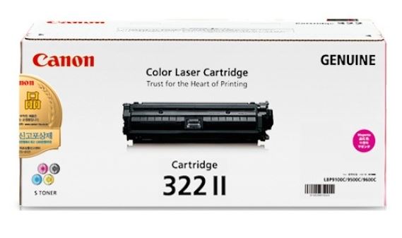 캐논 CRG-322II M빨강 대용량 정품토너순정품스티커 미부착 20% 차감