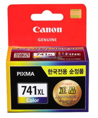 캐논 CL-741XL
컬러 대용량 정품잉크
순정품마크 미부착 20% 차감