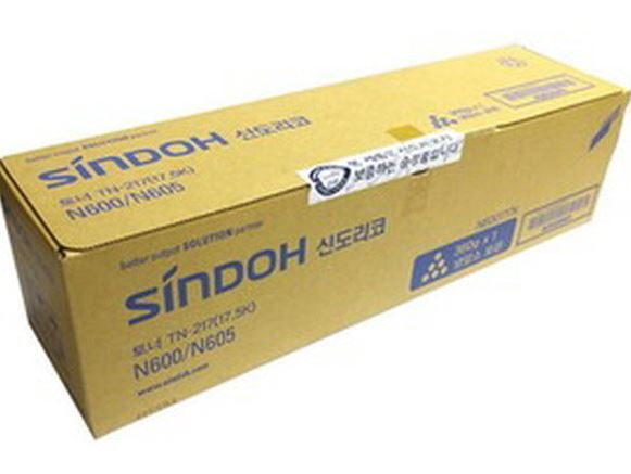 신도리코 TN-217 정품토너 N600T17K구형박스 30%차감보증스티커 미부착 및 훼손 제품 50%차감