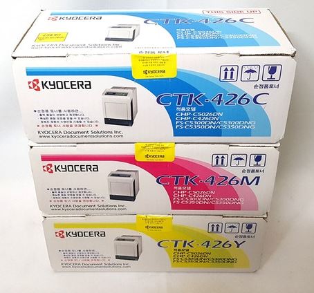 교세라 CTK-426C 파랑 정품토너
순정품라벨 훼손 50% 차감
순정품라벨 미부착 매입불가