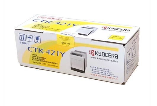 교세라 CTK-421Y [노랑/정품토너]
*보증스티커미부착 매입불가*