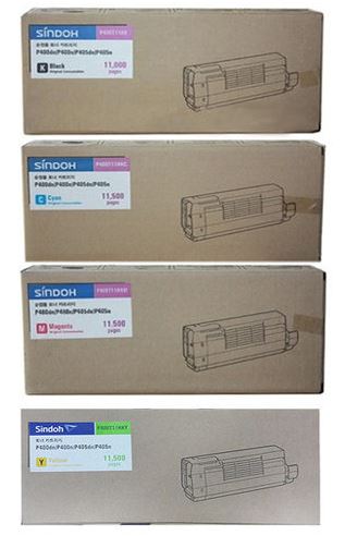 신도리코 P400T11HKY노랑 정품토너자가검사번호 미부착 10%차감제품과 무관한 스티커부착 10%차감계약기전용 비매품 30%차감