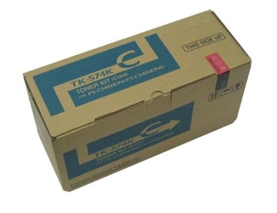 교세라 TK-574KC 파랑 정품토너자가검사스티커 미부착 50%차감