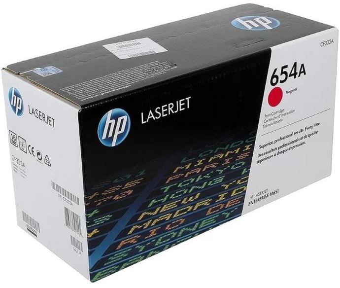 HP CF333A 654A빨강 정품토너AC 화이트팩 20% 차감