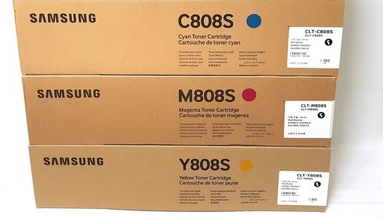 삼성 CLT-C808S  파랑 정품토너삼성 CLT-M808S 빨강 정품토너삼성 CLT-Y808S  노랑 정품토너B2B제품 10%차감