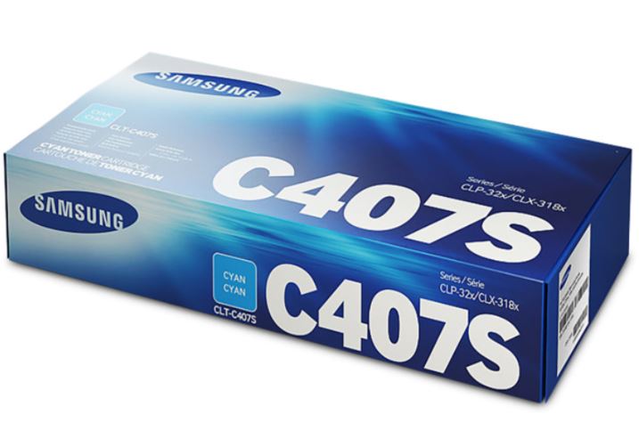 삼성 CLT-C407S파랑 정품토너