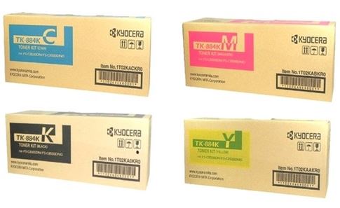 교세라 TK-884KC 파랑 정품토너구형순정품스티커 및 미부착 50% 차감
