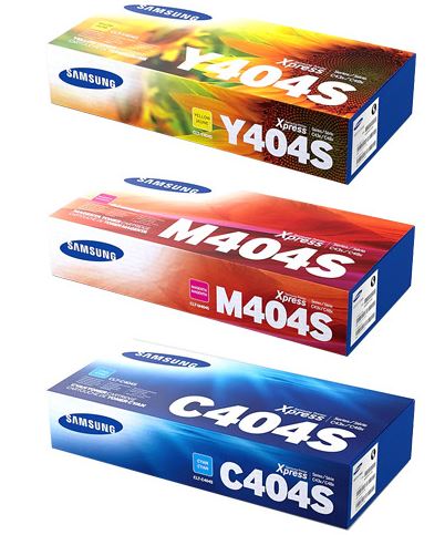 삼성 CLT-C404S 파랑 정품토너 삼성 CLT-M404S 빨강 정품토너 삼성 CLT-Y404S 노랑 정품토너 B2B 특정고객용제품 20% 차감