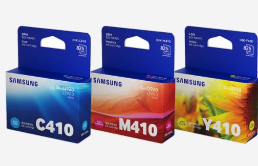 삼성 INK-C410파랑 정품잉크삼성 INK-M410빨강 정품잉크삼성 INK-Y410노랑 정품잉크