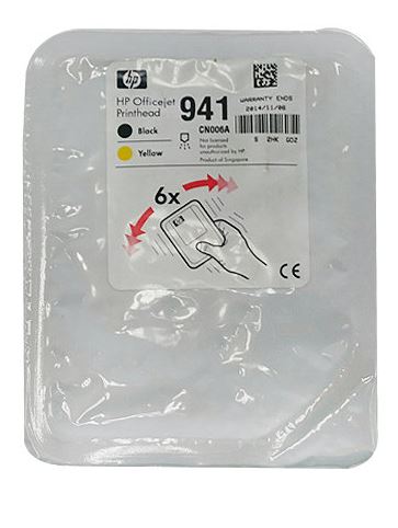 HP941 CN006A
검정+노랑 정품헤드