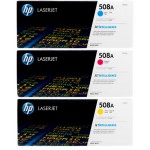 HP CF361X 508X 파랑 정품토너HP CF362X 508X 노랑 정품토너HP CF363X 508X 빨강 정품토너XC화이트팩 20%차감