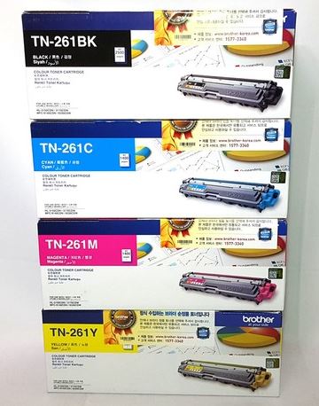 브라더 TN-261C 파랑
브라더 TN-261M 빨강
브라더 TN-261Y 노랑
*순정품라벨 미부착 20%차감*