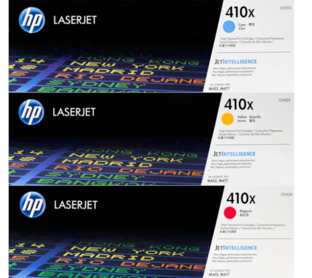 HP CF411X 410X  파랑 정품토너HP CF412X 410X  노랑 정품토너HP CF413X 410X  빨강 정품토너XC화이트팩 20%차감