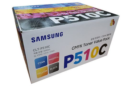 삼성 CLT-P510C 밸류팩 4색묶음 정품토너