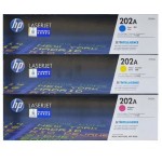 HP CF501A 202A 파랑 정품토너
HP CF502A 202A 노랑 정품토너
HP CF503A 202A 빨강 정품토너