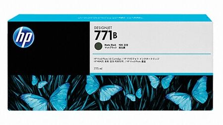 HP771B B6X99A
매트검정 정품잉크