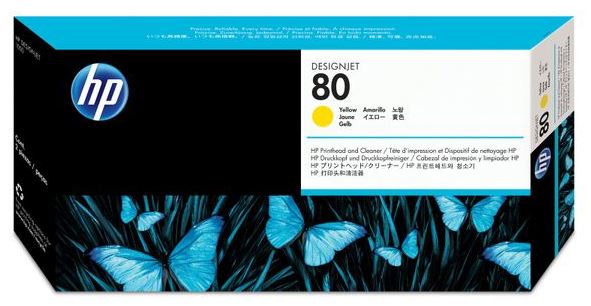 HP80 C4823A
노랑 헤드+클리너