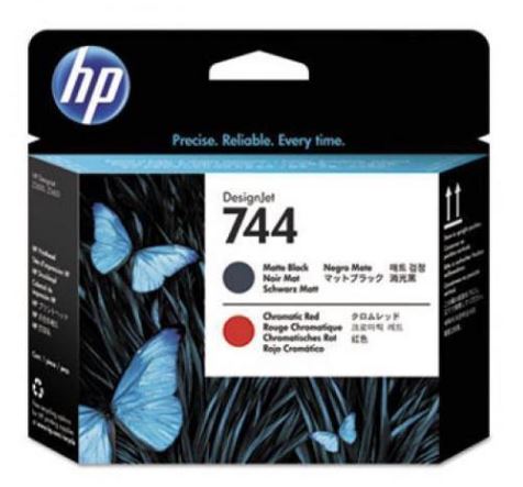 HP744 F9J88A
매트검정+크로마틱레드 정품헤드