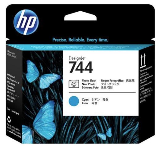 HP744 F9J86A
포토검정+파랑 정품헤드