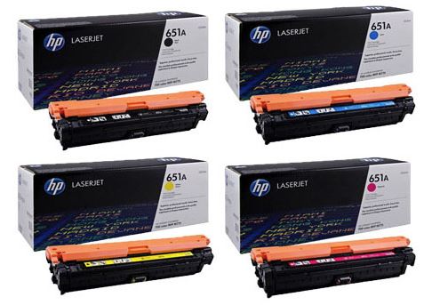 HP CE340A 검정
     CE341A 파랑
     CE342A 노랑
     CE343A 빨강