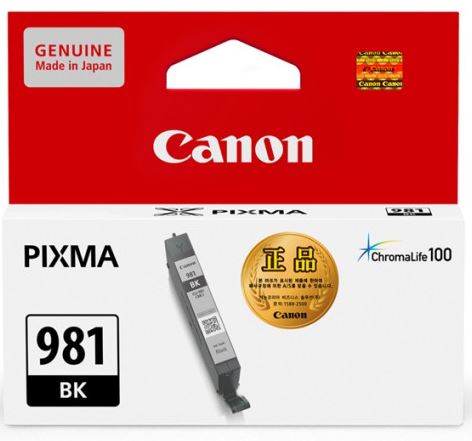 캐논 CLI-981BK 검정 정품잉크
보증스티커 미부착 20% 차감