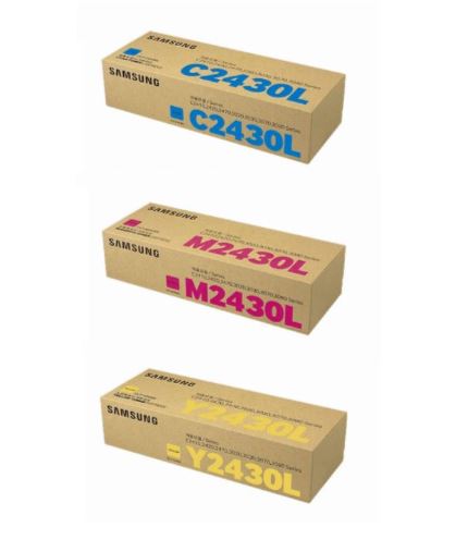 삼성 CLT-C2430L 파랑 정품토너삼성 CLT-M2430L 빨강 정품토너삼성 CLT-Y2430L 노랑 정품토너B2B제품 10% 차감
