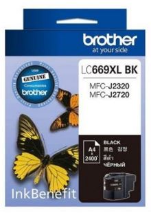 브라더 LC669XL BK
검정 정품잉크